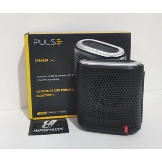 Caixa de Som Bluetooth Portátil Pulse Mini Box 30W RMS