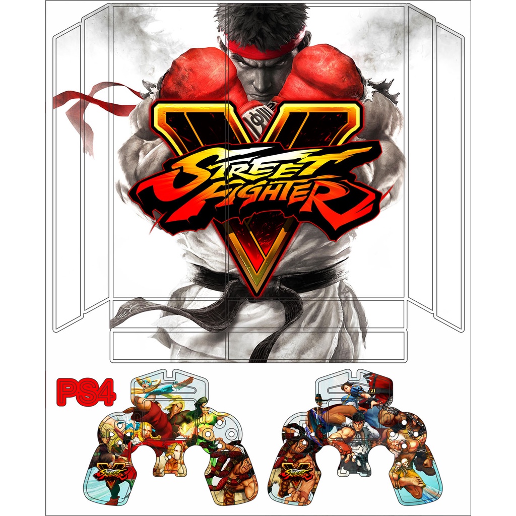 Skin Adesiva PS4 Fat - Street Fighter V (Ryu) | Shopee Brasil