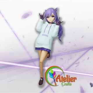 Action Figure Keqing Genshin Impact - Figura Colecionável de Resina 25cm
