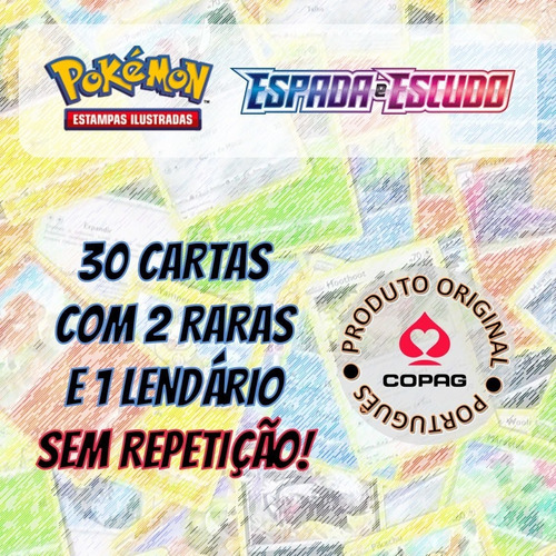 Lote De 50 Cartas Pokémon Com 1 Lendário - Escolha O Seu