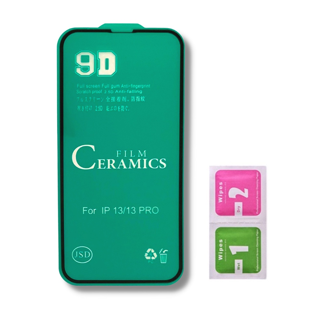 Película 9D 3D Ceramica Flexível iPhone 7 8 plus X XS XR 11 12 13 14 15 PRO MAX