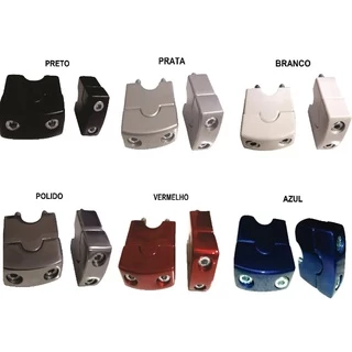 Par de Alongador de Guidão 22mm Para Moto Universal