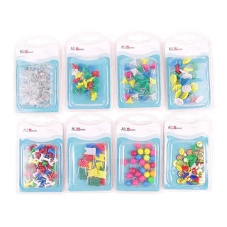 Tachinhas Coloridas Com Diversos Formados Alfinetes Multifuncionais - Allmini