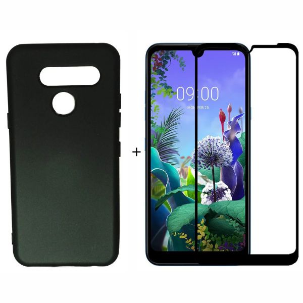 Capa Capinha Case Aveludada + Película de vidro 9D LG K12 PRIME