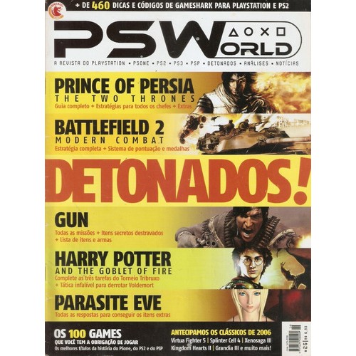 Revista Psw - Detonados Gun / Harry Potter / Parasite Eve