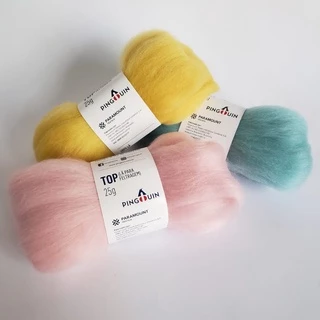 Meada de Lã Pingouin - Top 25g - Para Feltragem e Artesanato