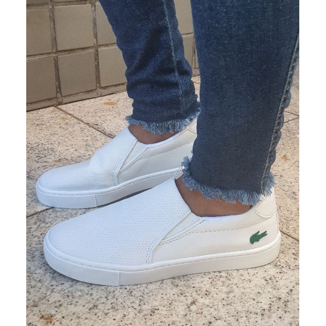 Tenis Lacoste Mule Branco Shopee Brasil