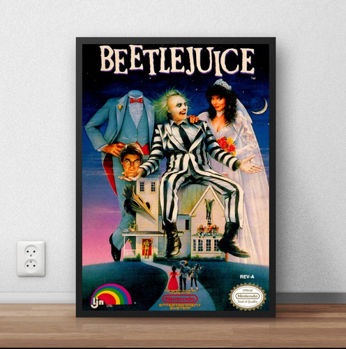 quadro-poster-emoldurado-beetlejuice-fantasmas-p933-shopee-brasil
