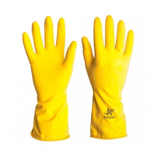 Luva de Latex Amarela 02.04.1.3 Kalipso