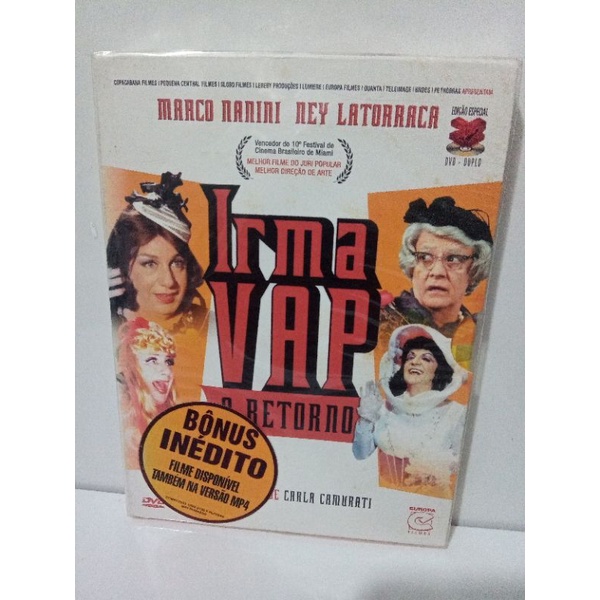 dvd duplo Irma vap o retorno edição especial lacrado de fabrica ...