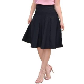 Saia Gode Moda Evangelica Midi Social Rodada
