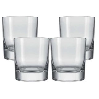 Conjunto 4 Copos 310ml Vidro Resistente Atol Rocks Caipirinha Whisky Nadir Figueiredo
