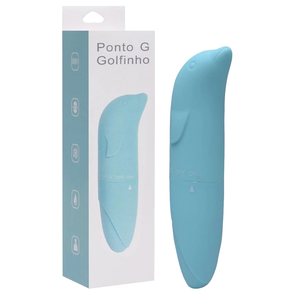 Vibrador Golfinho Toque Aveludado 100 Original Shopee Brasil 3639