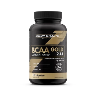Bcaa Concentrado Gold 60 Capsulas 2.1.1 3g Por Dose Body Shape