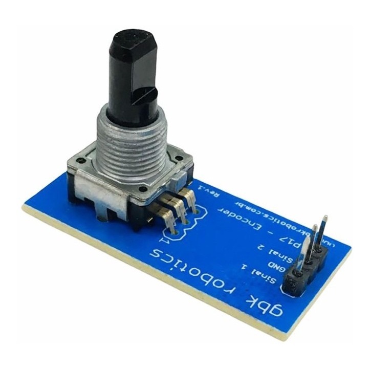 Módulo Sensor Encoder Rotativo Giro 360° 25 posição GBK P17 Para ...