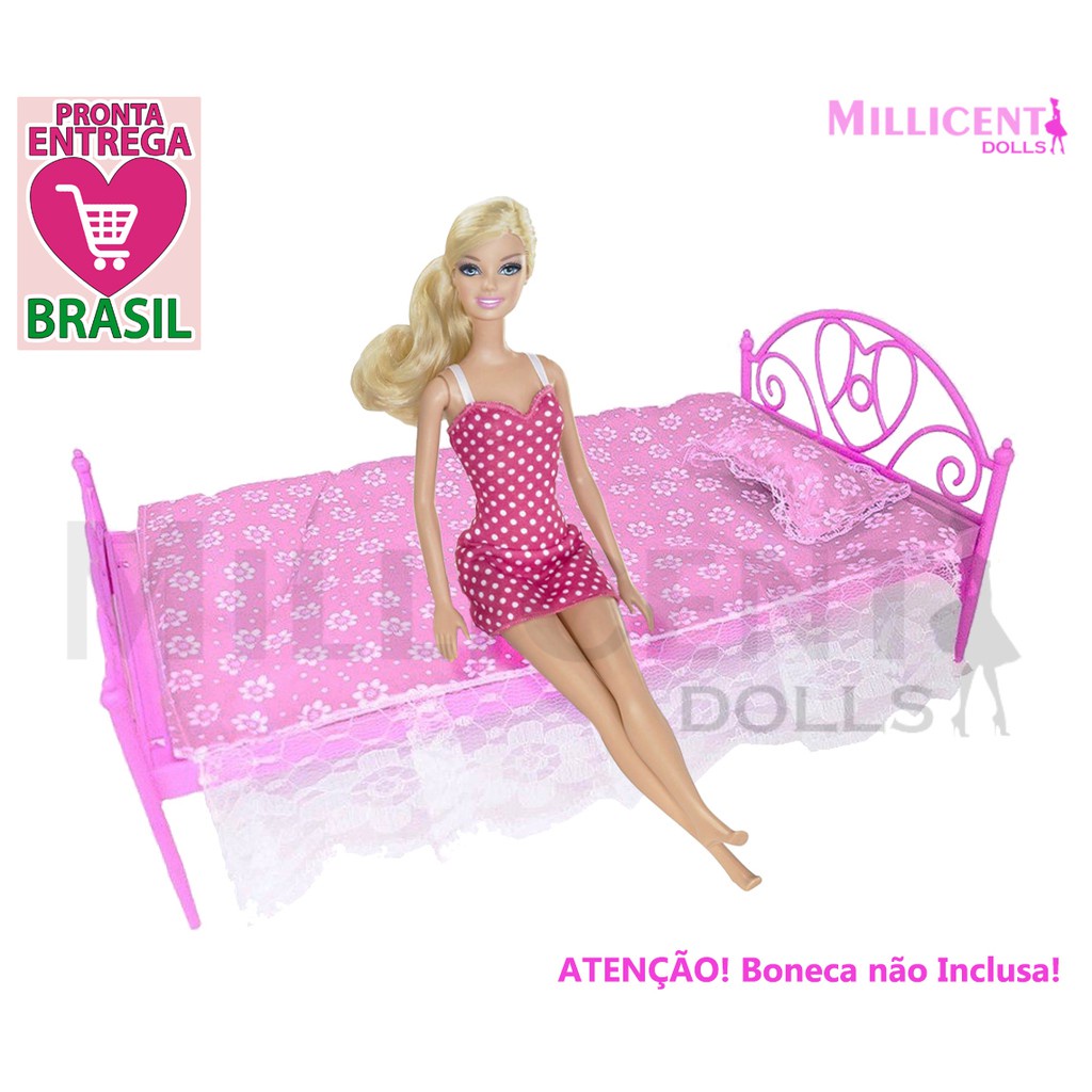 Cama Para Boneca Barbie, Susi, Monster hIGH, Disney Princesa Etc