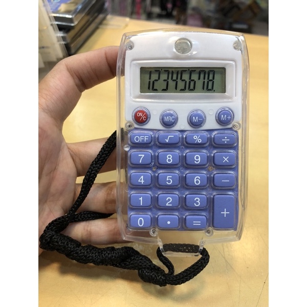 Calculadora Classe Oito Digitos Pequena,Com Cordão Para Pescoço ...