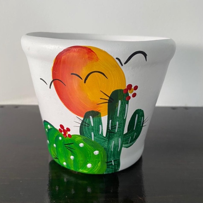 Vaso de cerâmica bonito do gato, vaso de desenho animado, cacto simples da  cauda do macaco, decoração para casa criativa, personalidade
