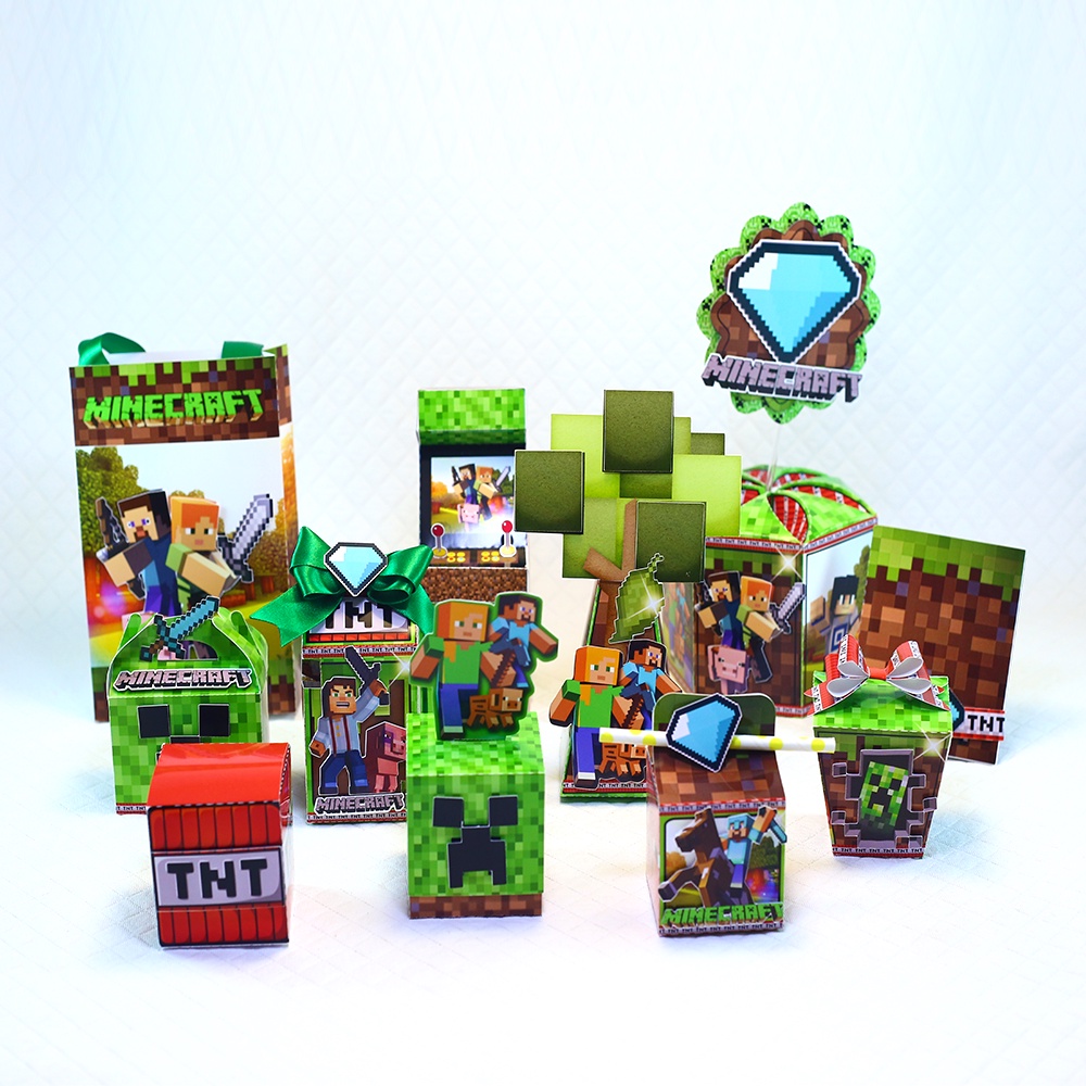 Miniatura do boneco minecraft  Produtos Personalizados no Elo7