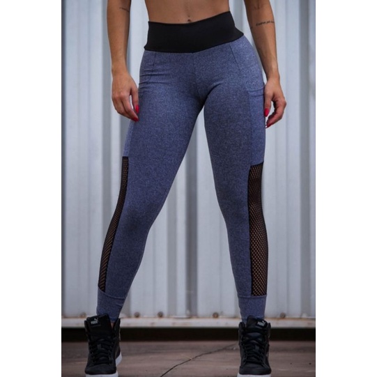 calça legging com renda . calça feminina:calça leg: calça academia:calça  treino:calça