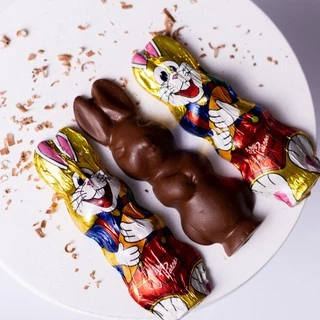 COELHO DE PÁSCOA DE CHOCOLATE - 25 UNIDADES em Oferta na Shopee