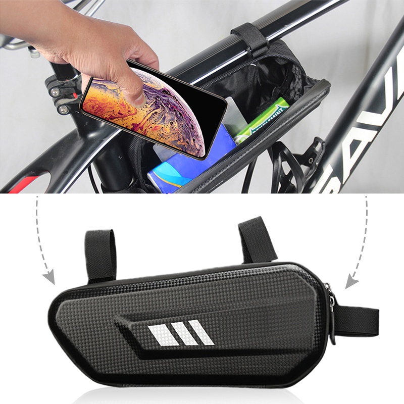 Bolsa Para Quadro De Bike Bicicleta Impermeável Com Bolsos CZO | Shopee ...