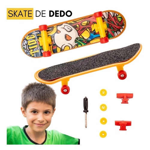 Skate De Dedo Tech Deck Fingerboard + 2 Brindes Exclusivos