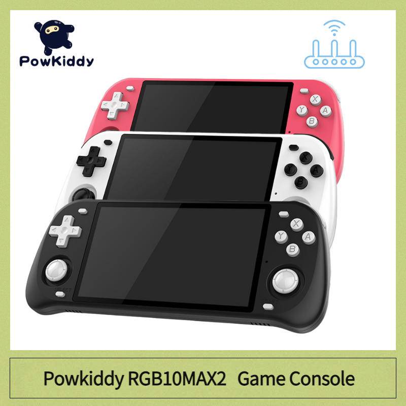 Novo powkiddy max 2 5.0 polegada retro jogador de jogos handheld tela ips  rom 64gb 128g jogo para psp crianças console de jogo - AliExpress