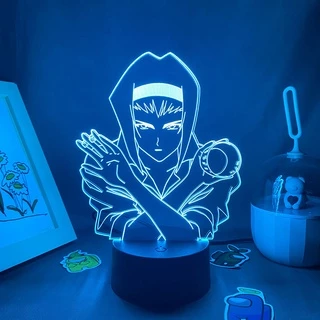 Cowboy Bebop Anime Figura Faye Valentine 3D Led Luzes Noturnas Neon Presentes De Aniversário Legal Para Amigos Decoração De Quarto Manga Lâmpadas De Lava