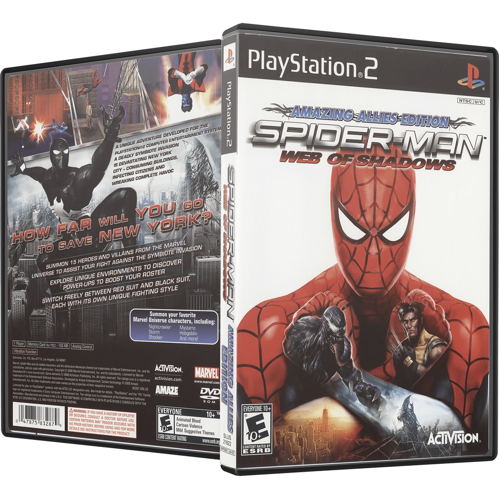 Jogo Novo Spider Man Web Of Shadows Para Ps3 em Promoção na Americanas