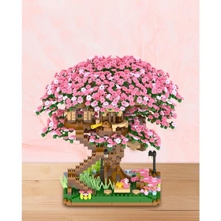 24 horas para entregar boms2138 pcs Lego Amigos Building Blocks Brinquedo Com Rosa Cherry Blossom Para Casa/Árvore 9DGH