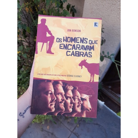 Livro Os homens que encaravam cabras, de Jon Ronson