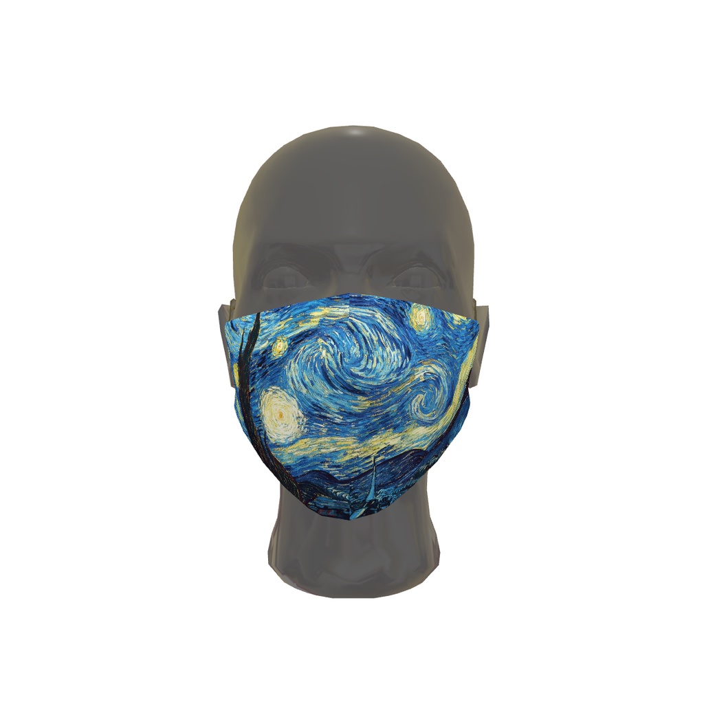 Máscara Van Gogh Noite Estrelada Shopee Brasil