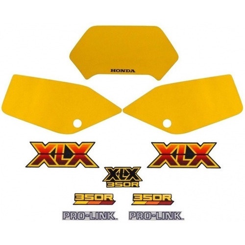 Kit Adesivos Faixa Xlx 350 1989 Azul Jogo Adesivo