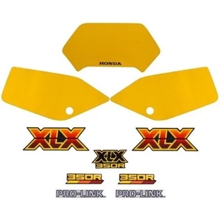 Kit Adesivos Faixa Xlx 350 1989 Azul Jogo Adesivo