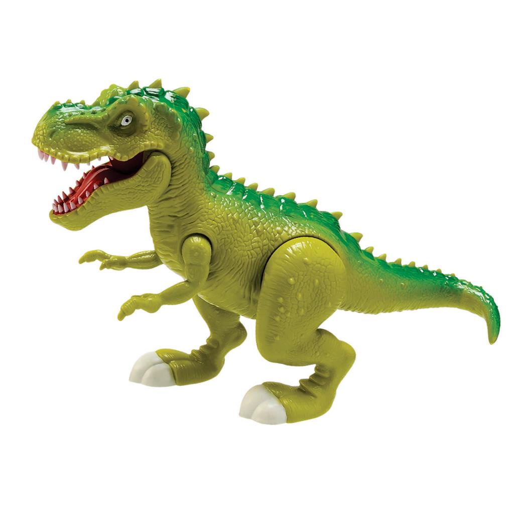 Figura - Dinossauro Rex Attack - Lança Míssil - Verde - Adijomar