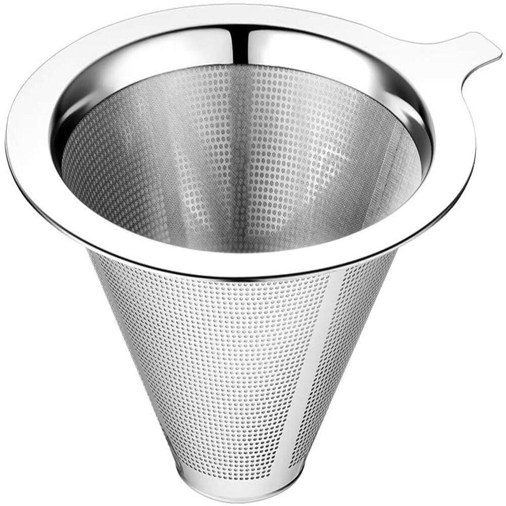COADOR EM AÇO INOX FILTRO DE CAFE SEM PAPEL REUTILIZAVEL POUR OVER MINI ...