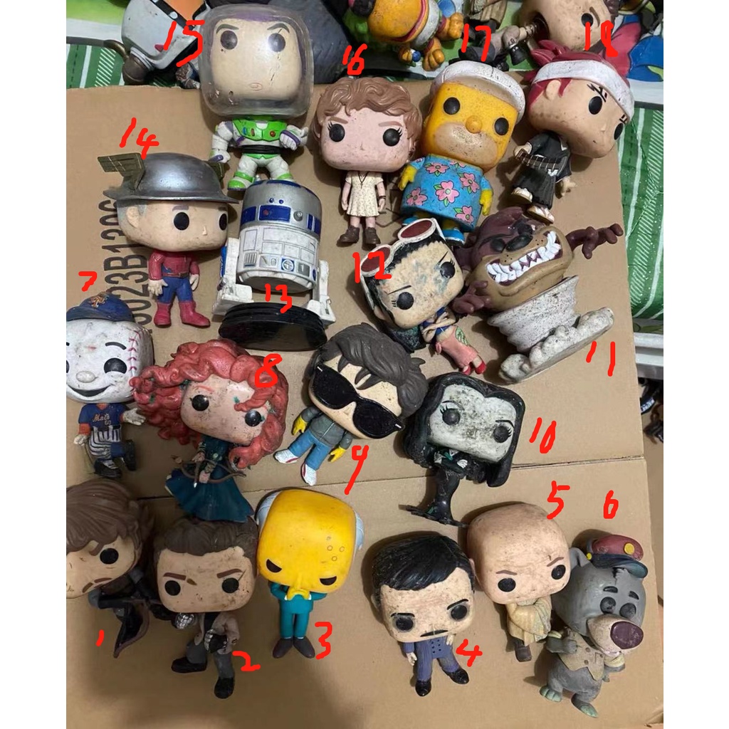 funko pop Star Wars Naruto Harry Potter One Piece Right Game Ring King ...