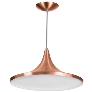Luminaria Pendente Chapeu Sala Jantar New Cobre