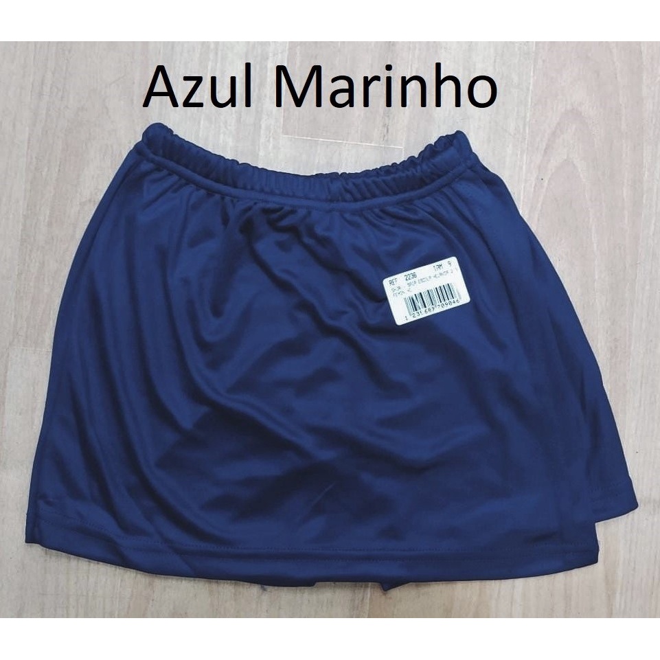 Short saia best sale para escola