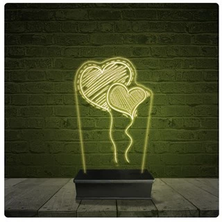 Led Luminária Acrílico Abajur - Dia dos Namorados 10