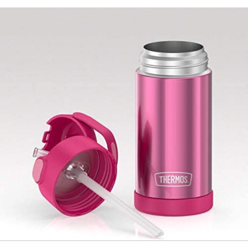 Garrafa térmica Thermos rosa 355 ml Original. | Shopee Brasil