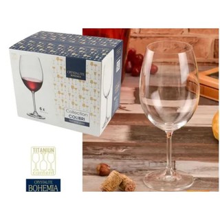 Jogo 6 Taças de Vinho Tinto Cristal Gastro Colibri 580ml Bohemia