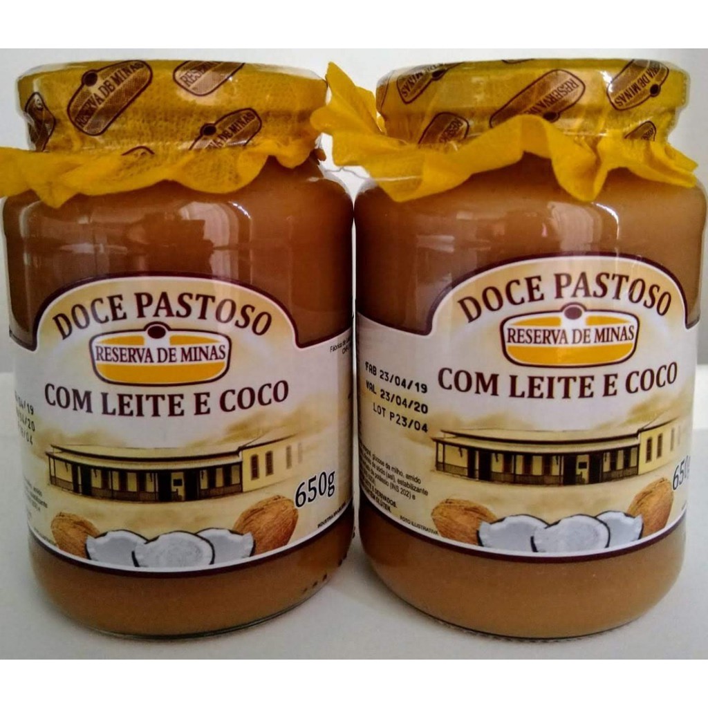 DOCE DE ABÓBORA COM COCO 650G RESERVA DE MINAS