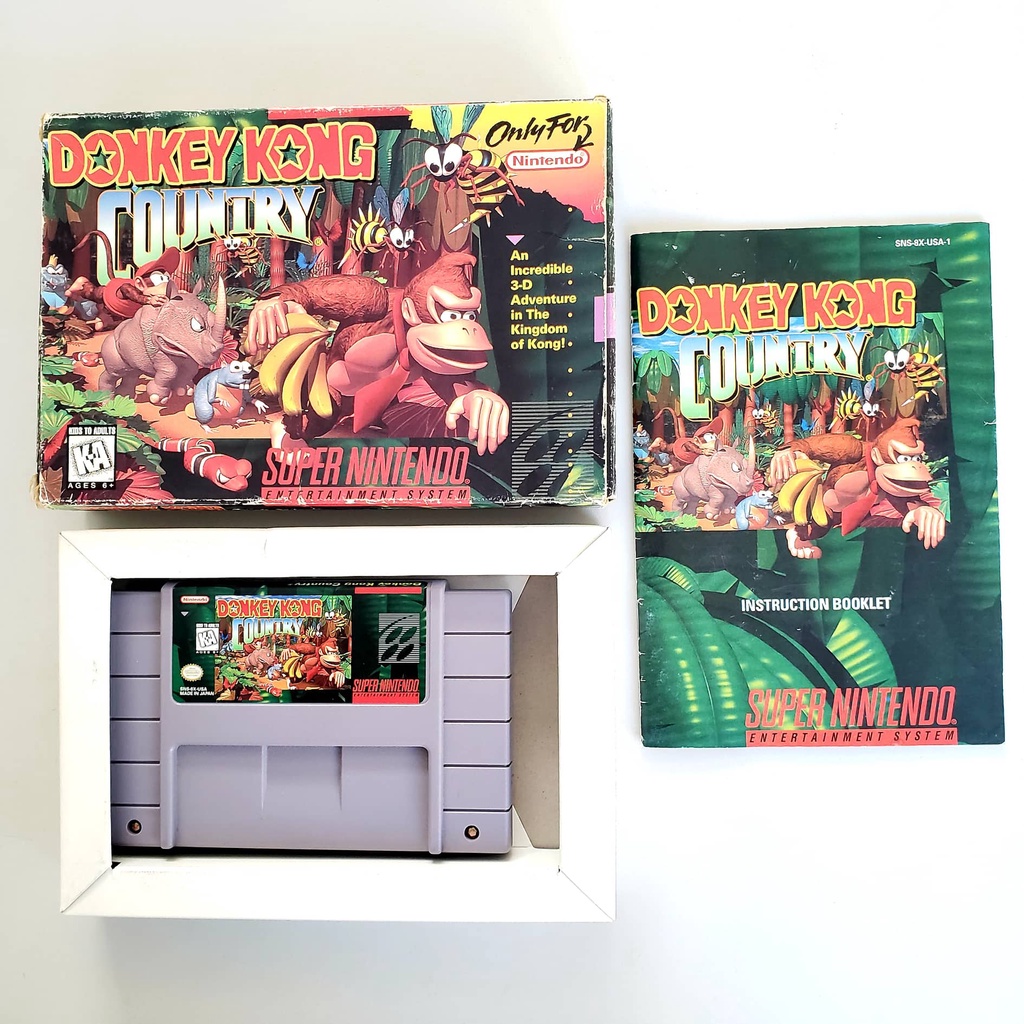 SNES donkey Kong on sale Country CIB Nintendo