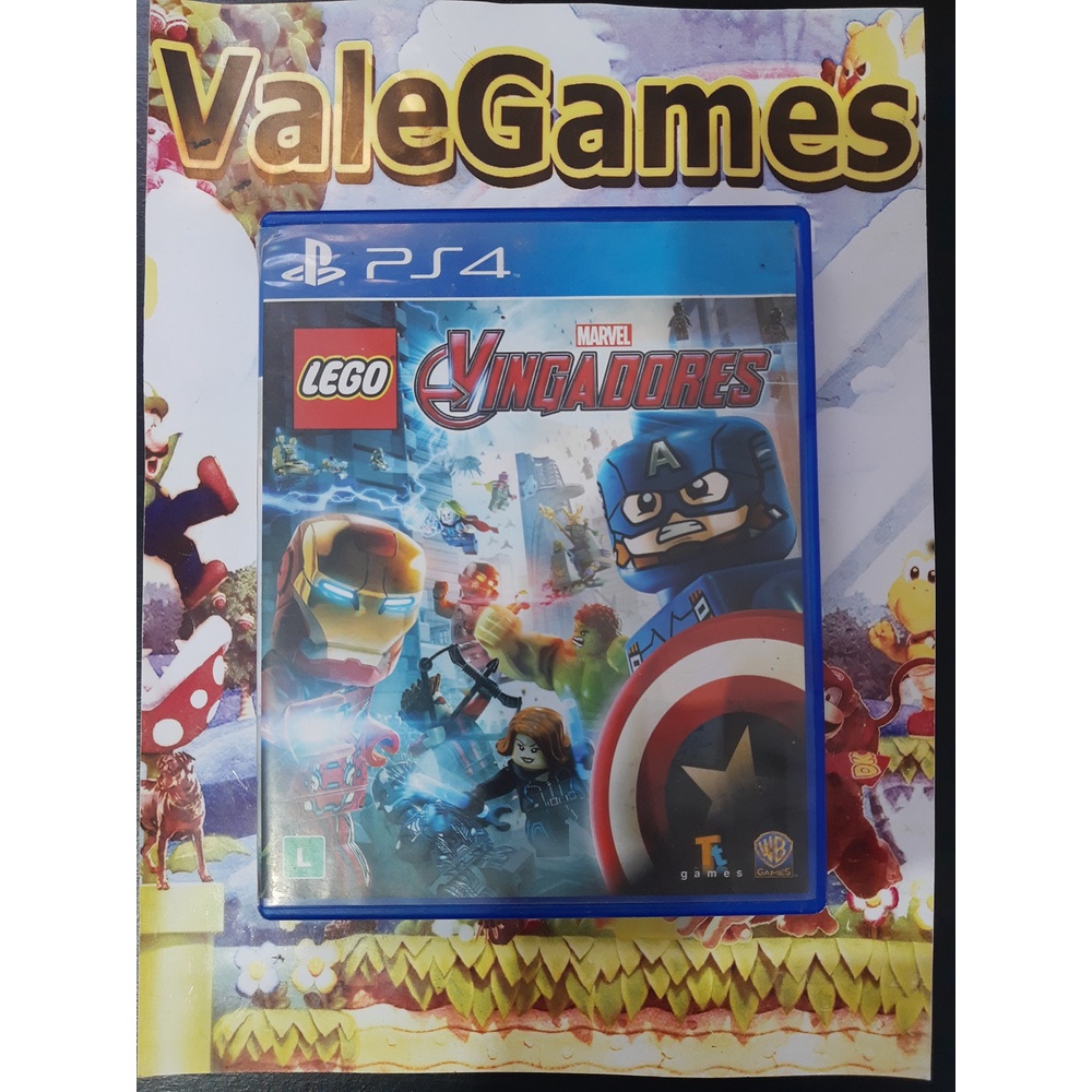 Lego Marvel Vingadores Ps4 Mídia Física Semi Novo - Aloja