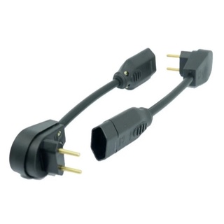 Adaptador de tomada10A/20A  90 graus