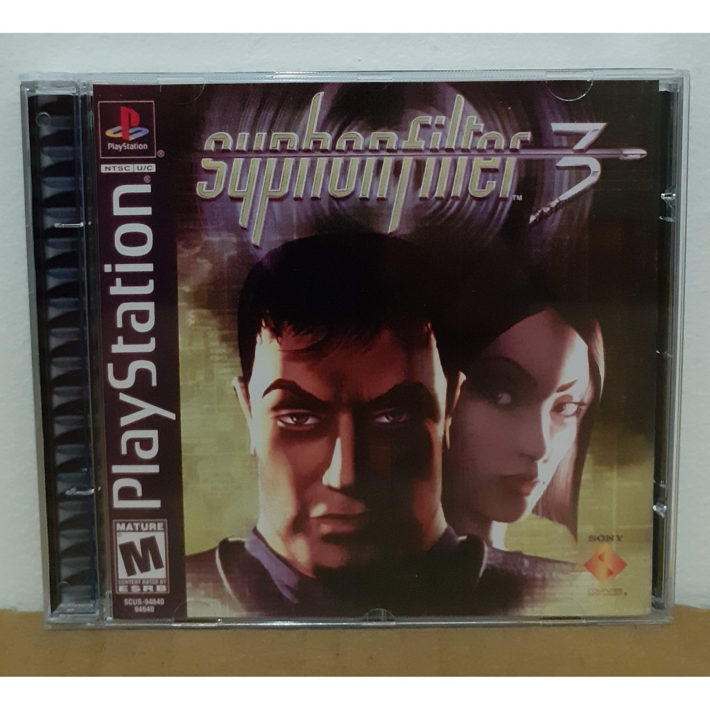 Jeu PlayStation 1 Syphon Filter 3 - Bon état - Complet Avec Boîte Et Notice
