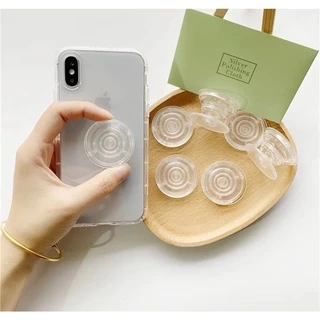 Suporte Pop Para Celular Socket Dedo Selfie Apoio de Celular-- transparente