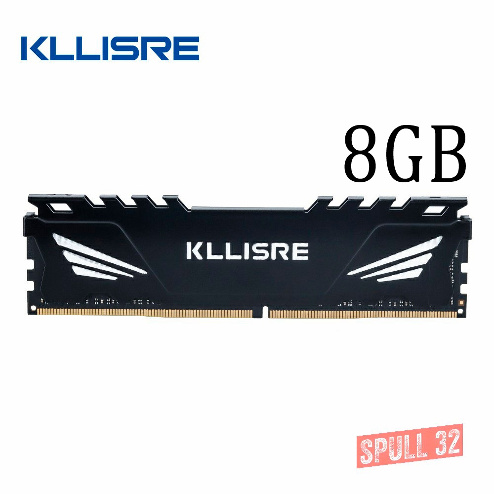 Memória Ram Kllisre DDR3 8GB 1600MHz Com Dissipador - Com Garantia & Nova